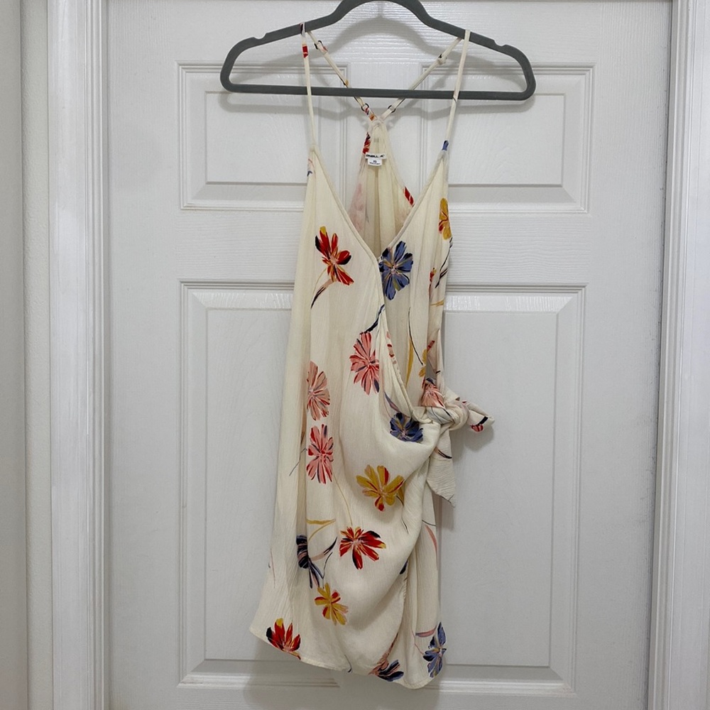 O’Neill Marlo Cream Floral Wrap Dress
